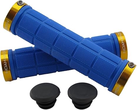gold mountain bike grips