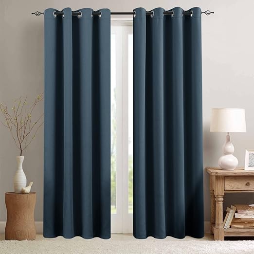 Amazon Com Blackout Curtains For Living Room 95 Inches Length