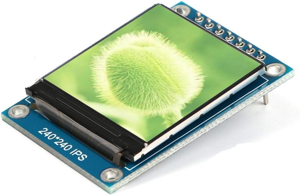 DollaTek 1.3 inch TFT LCD Screen Display Module 240 x 240 IPS 65K Full Color 3.3V with SPI Interface ST7789 IC Driver for 51 STM32