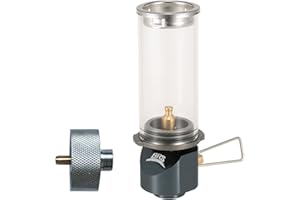 MOWEO Lamp Light Butane Gas Light Lantern with Gas Adapter Conversion Head for Camping Picnic Self-Driving