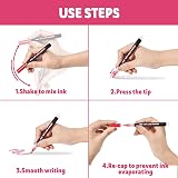 Lenski Glitter Pens 24 Colors Outline Markers for Kids Arts Craft Gift view 6