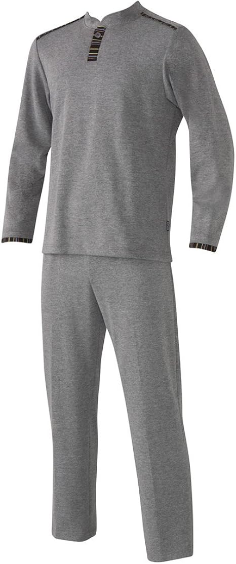 Amazon ブロス バイ ワコールメン パジャマ Em6701 メンズ Gy 日本 Ll 日本サイズ2l相当 パジャマ 通販
