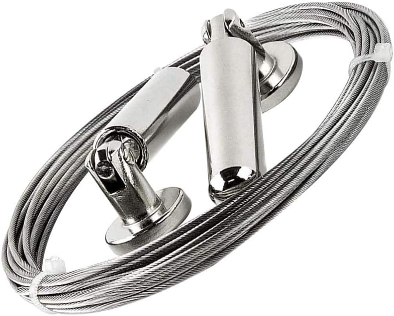 GARNECK 1set Stainless Steel Photo Hanging Wire Clothesline Metal