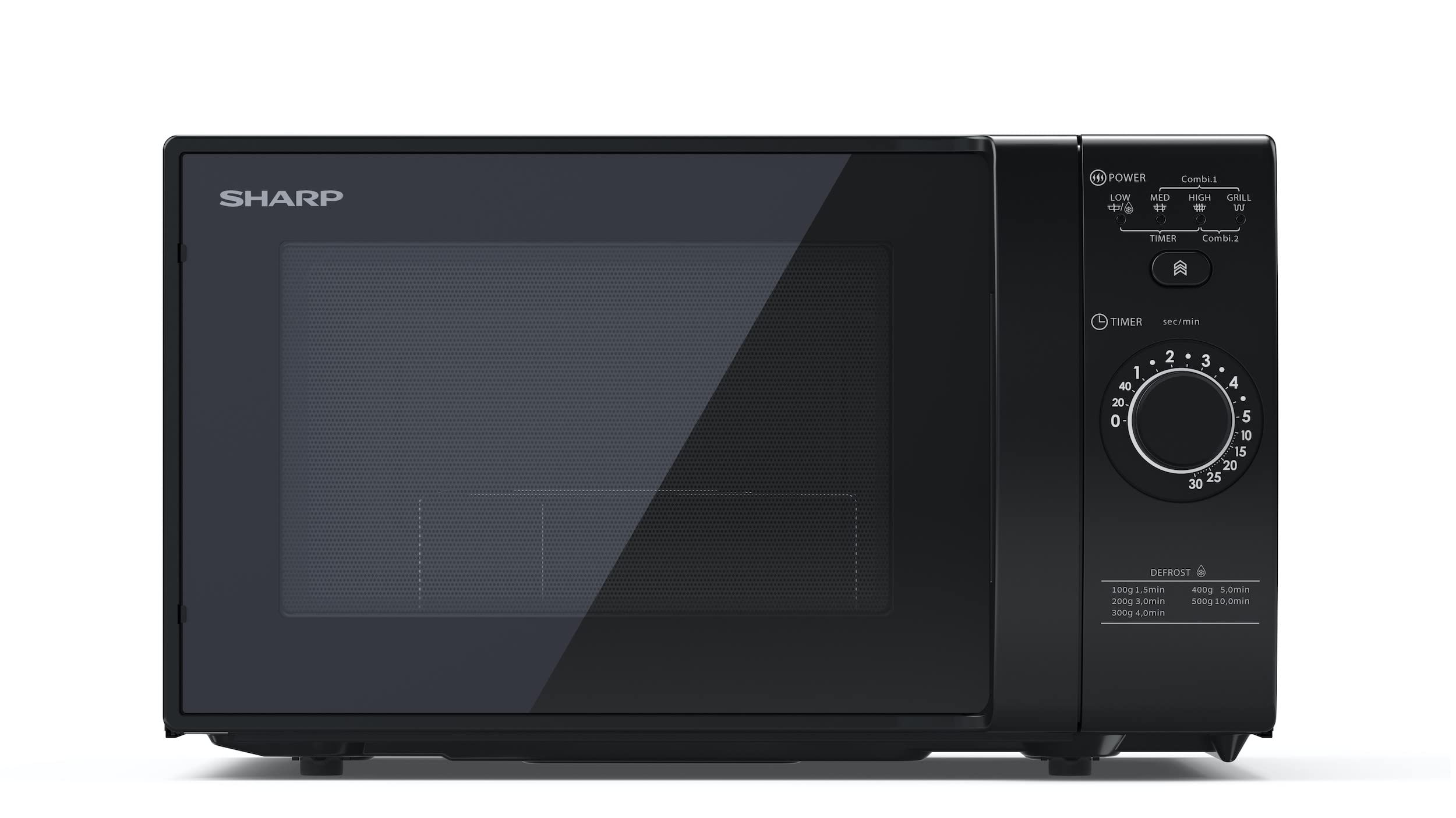 SHARP-YC-GG02EB-Microondas-Con-Grill-de-20-Litros-control-Semi-Digital-microondas-700-W-grill-1000-W-3-niveles-de