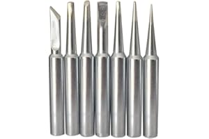 SolderFun Soldering Tips for Weller WLC100,Weller SP40/SP40N Irons Tips (7pcs)