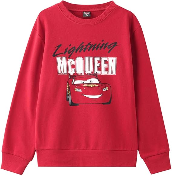 Amazon ボーイズ カーズ トレーナー プリントトレーナー 長袖 キッズ レッド 160cm トレーナー パーカー 通販