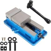 findmall 4 Inch Lock Down Vise Accuracy Milling Vise Without Base | for Milling Shaping and Drilling Machines