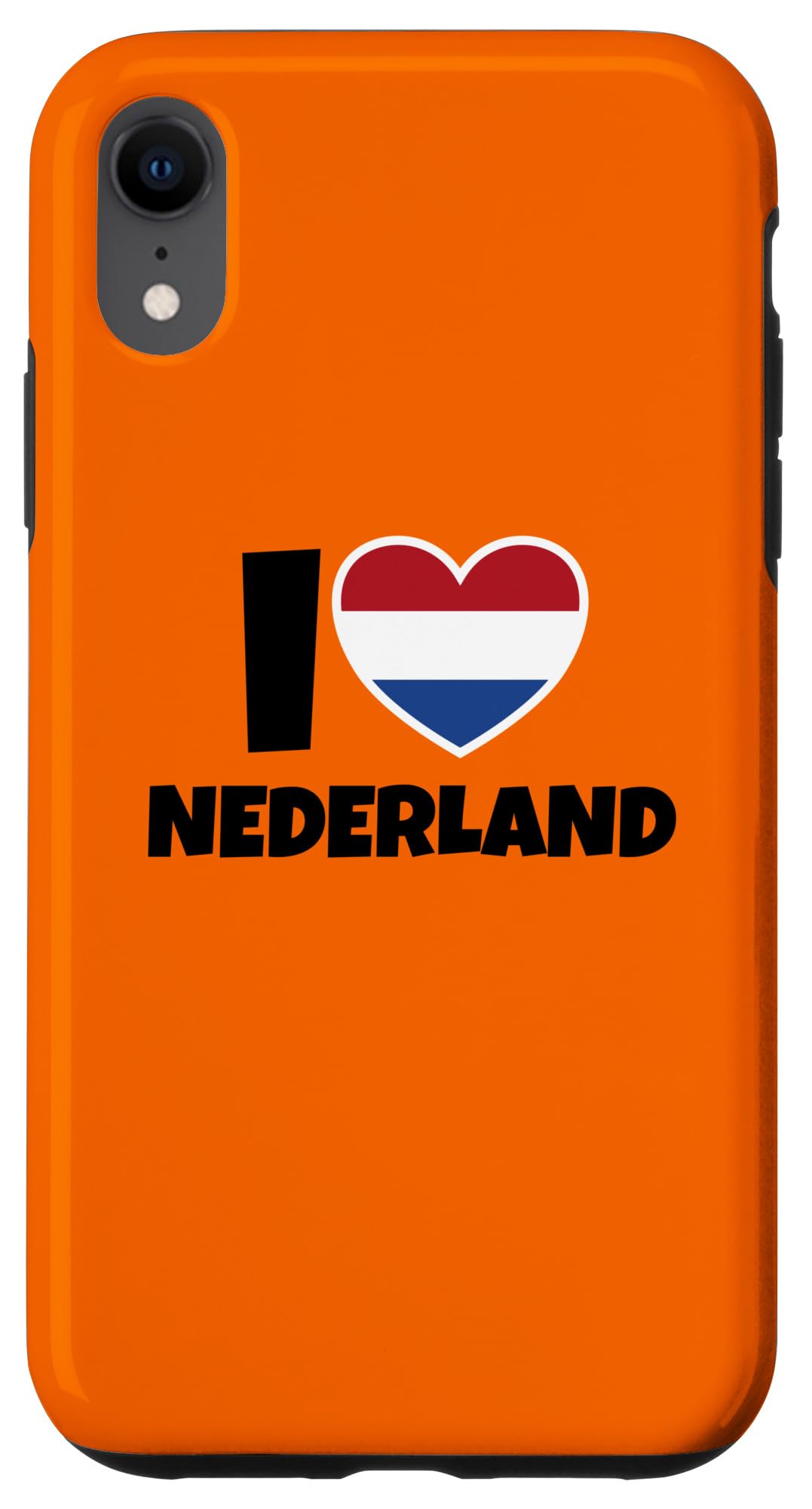 iPhone XR I Love Nederland with Netherlands Holland Flag and Heart Case