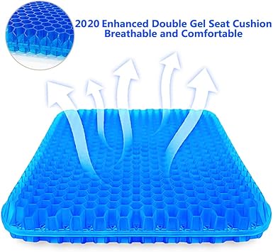 Amazon Com Gel Seat Cushion Suptempo Thick Big Gel Seat Cushion