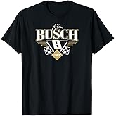NASCAR - Kyle Busch 8 RCR Triangle Wings Logo Black T-Shirt