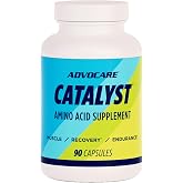 AdvoCare Catalyst Essential Amino Acids, BCAAs, Muscle Tone, 90 Capsules | Amino Acids for Muscle Tone, Strength &amp; Recovery, BCAAs (L-Leucine, L-Isoleucine, L-Valine), Plus L-Glutamine &amp; L-Arginine