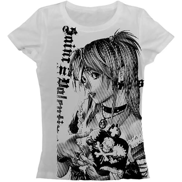 Graphic Tees Y2k Baby Tee Teens 2000s Vintage T Shirts Emo