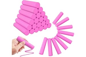FELIZROCA 50 Pack Washable Sidewalk Chalks for Kids Non-Toxic Jumbo Chalk for Outdoor Art Play, Colored Chalk for Painting on Chalkboard, Blackboard and Playground (Rose)