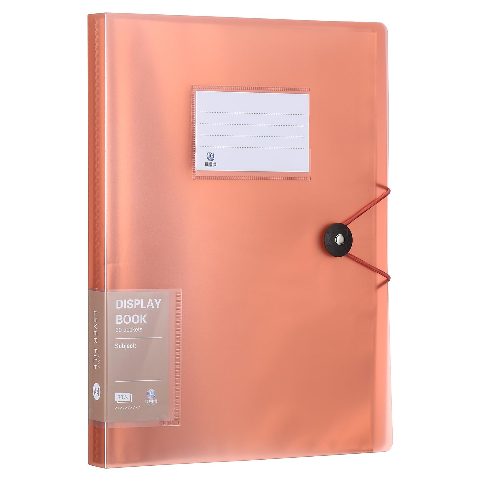 PATIKIL 8.5x11 Binders with Plastic Sleeve, 1 Pcs A4 Display 30 Pocket Portfolio Binder Folder Presentation Book with Clear Plastic Sheet Protector Sleeves for Artwork Document, Wine Red — image 1