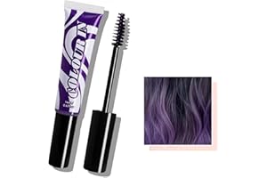 Easilydays Purple Temporary Hair Color, Washable Hair Color Chalk Instantly Hair Color Dye for Kids, Teens & Adults, One Day Pop of Color for Festivals, Sporting Events & Parties, All Hair Types, #07