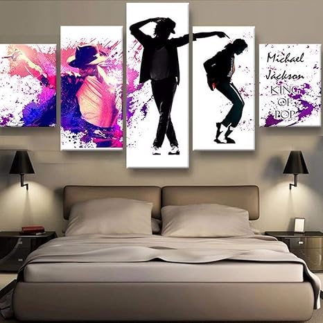 Amazon De Canvas Prints Wall Art 5 Panel Framed Michael