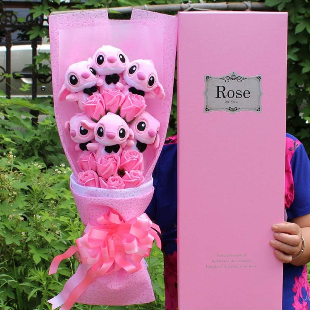Bouquet di fiori di peluche morbidi - Dolce regalo per anniversario d