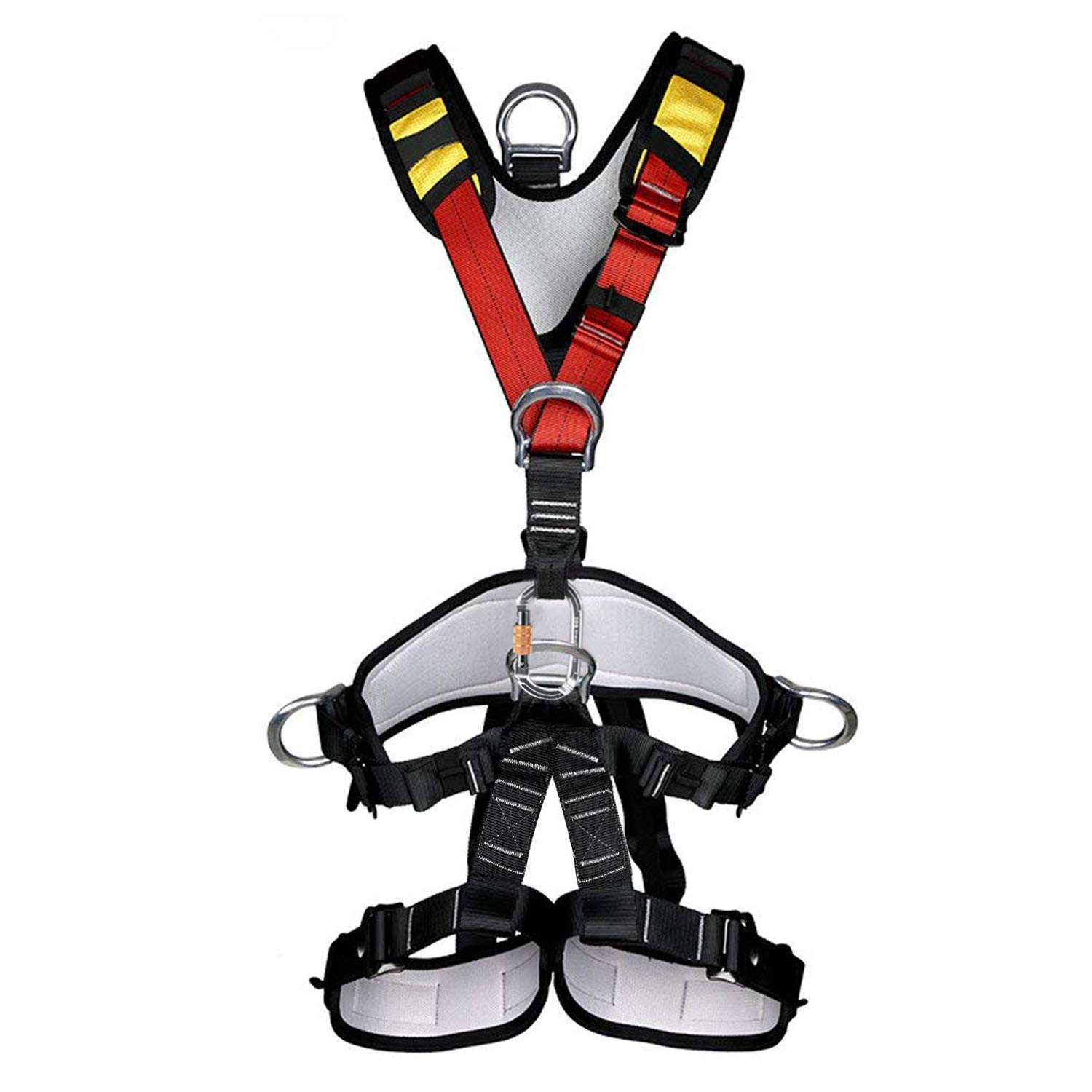 kissloves Full Body Safety Climbing Harness Outdoor Rock Climbing