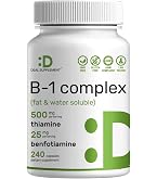 MENXI Benfotiamina 300mg (Vitamina B1 Liposolubile) - 120/240/480 Capsule Softgel - Integratore Alimentare