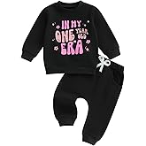 WZTYYDS Baby Girl First Birthday Outfit In My One Year Old Era Sweatshirt Fall Long Sleeve 1st Birthday Shirt Pants Set