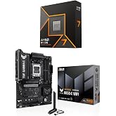 Micro Center AMD 9700X Processor with ASUS TUF Gaming B850-E Motherboard | CPU Motherboard Combo, AM5, DDR5, PCIe 5.0, Wi-Fi 6E, 2.5Gb Ethernet, DisplayPort, HDMI, USB 20Gbps Type-C BIOS FlashBack