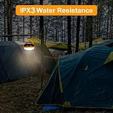 Flintronic 3Pcs Camping Light LED Tent Light 5 Modes IP43 Waterproof view 5