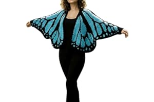 2026 Multicolor Monarch Butterfly Knit Cardigan, Open Front The Crochet Monarch Butterfly Cardigan/Sweater Boho Knit Coverup