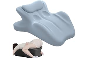 GENERIC Vireon Sweet Spot Pillow, Sweet Spot Pillow 27 Degree Chiro Monk, Provides Waist and NeckSupport, Recovers After lmpact, PerfectPosition Instantly (Sky Blue)