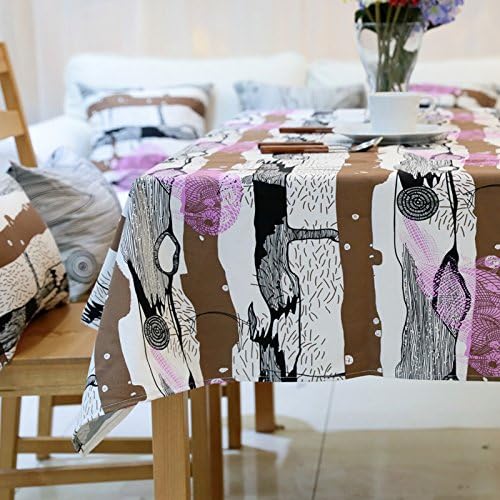 SITUMI Tablecloth Table Cover Korean Rectangular Cafe Or Tea Woodpecker,90×140cm