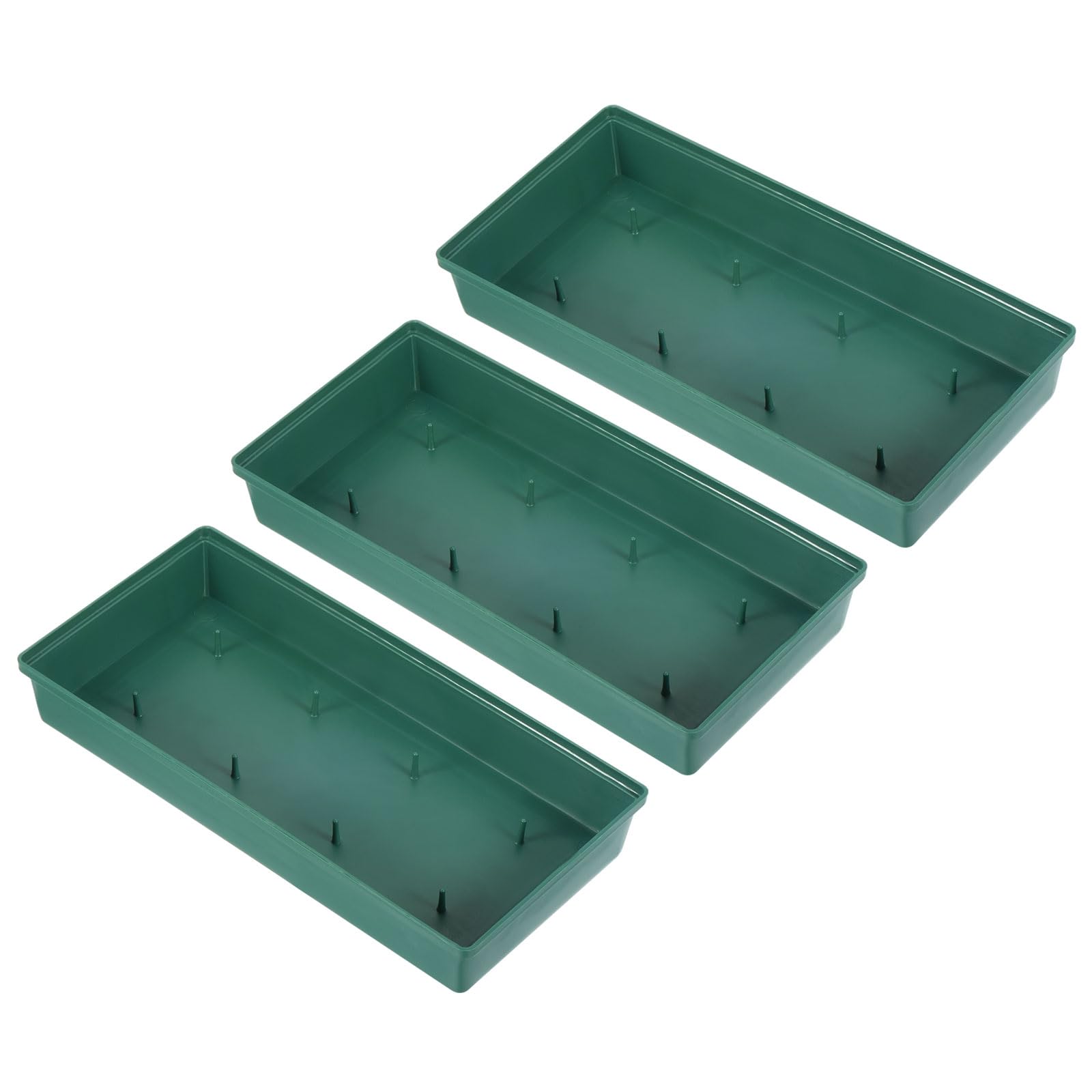 PATIKIL Plastic Design Bowl 3 Pcs 11" Flower Arrangement Base for Centerpiece Decorating