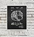 Vintage Drum Posters Set of 4 Unframed Patent Art Chalkboard Gift for Drummer Wall Decor