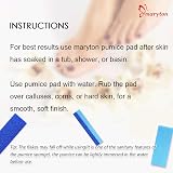 MARYTON Foot Pumice Stone Callus Remover Pack of 4 Blue for Smooth Feet view 5