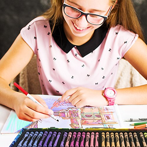 61hKM33NpgL - Crayola Inspiration Art Case: 140 Pieces, Art Set, Gifts for Kids, Age 4, 5, 6,