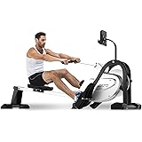 JOROTO Magnetic Rower Rowing Machine with LCD Display 300LB Weight Capacity Row Machine Exercise Rower for Home Gym (MR35)