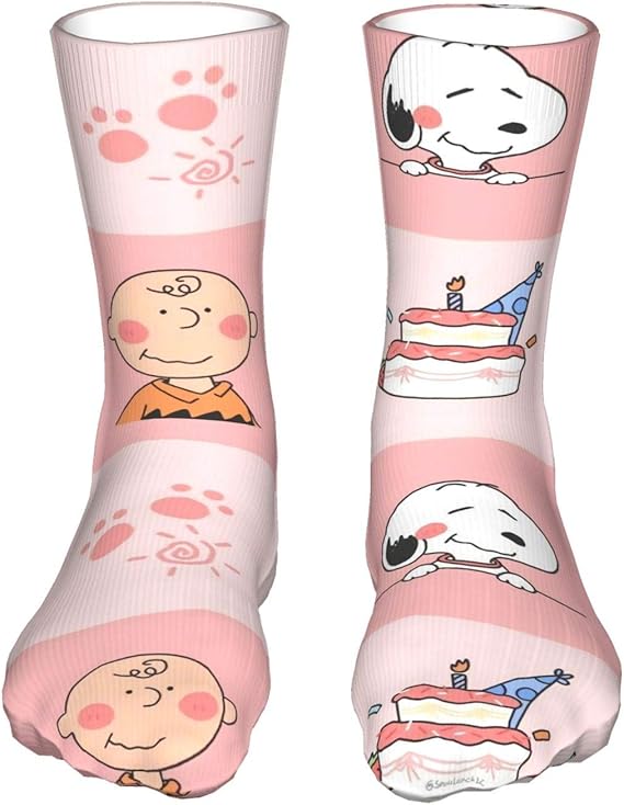 Amazon Co Jp ソックス 靴下 可愛い おしゃれ 吸汗 速乾 通気 防臭 メンズ レディース スポーツ 四季適用 スヌーピー 服 ファッション小物
