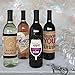 Big Dot of Happiness Teacher Appreciation - First and Last Day of School Gifts for Women and Men - Christmas Wine Bottle Label Stickers - Set of 4