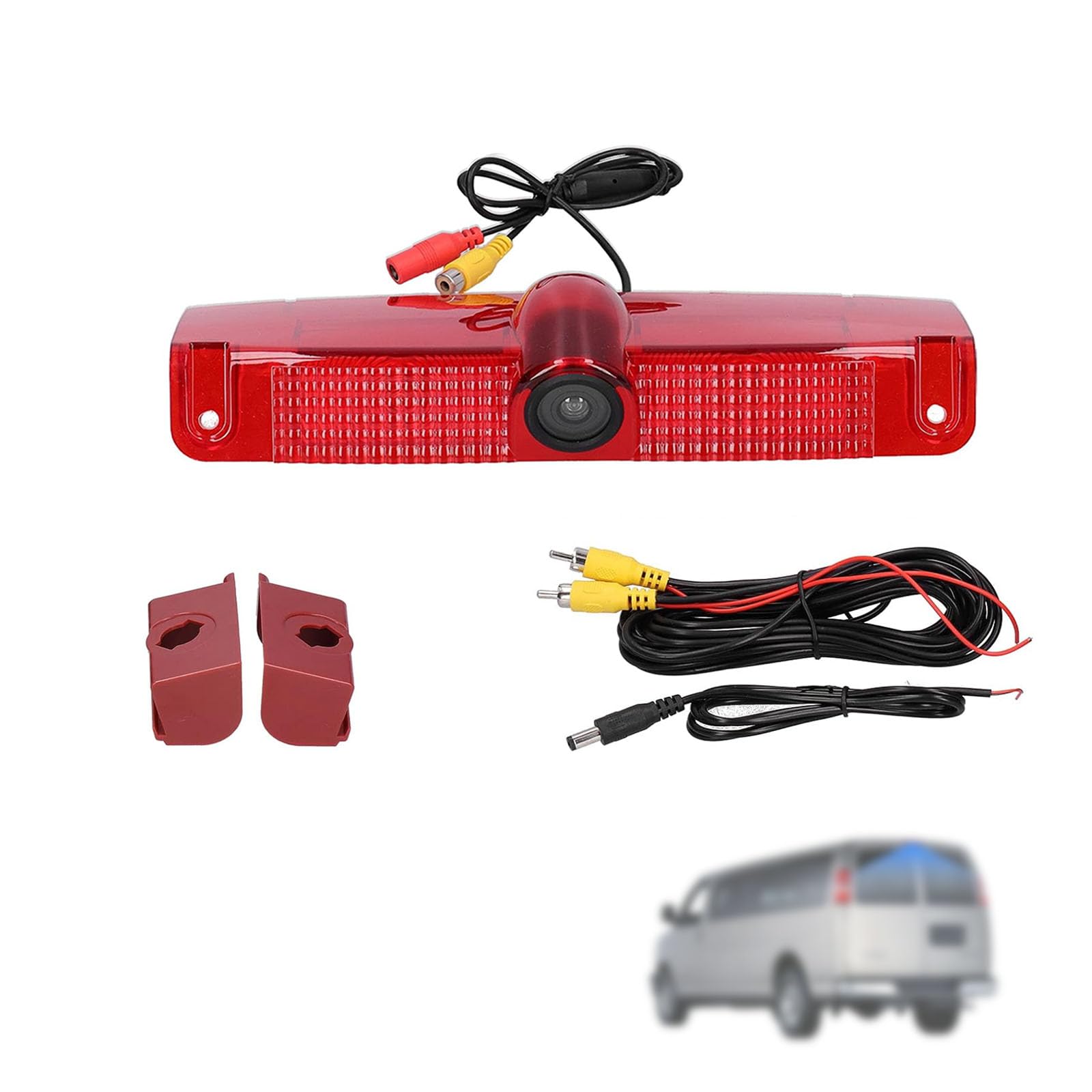 Photo 1 of 3rd Brake Light Rear View Camera, High Mounted Backup Camera, Reverse Camera Replacement, Standard AV RCA, Express Van Accessories, Compatible with Chevy Express Van & GMC Savana Van 2003-2017