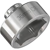 ATLIN 36mm Oil Filter Socket - 3/8" 6pt - Fits Ford, BMW, Mini, Audi, VW