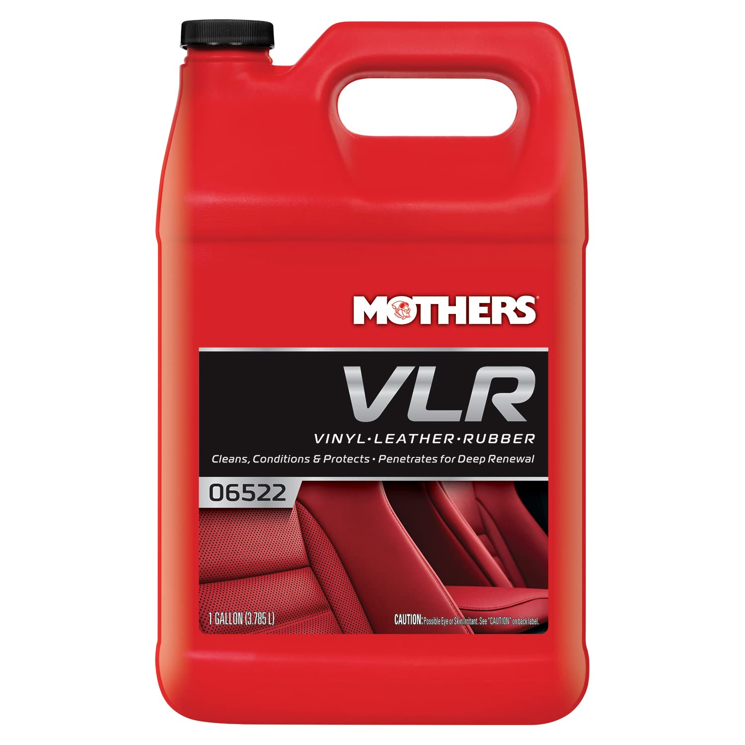 Mothers VLR Vinyl-Leather-Rubber Care, 1 gal. — Cleans, Conditions & Protects In One Step – pH Balanced Formula with Neatsfoot Oil & Lanolin To Protect Against Drying, Fading & Cracking (06522) Image