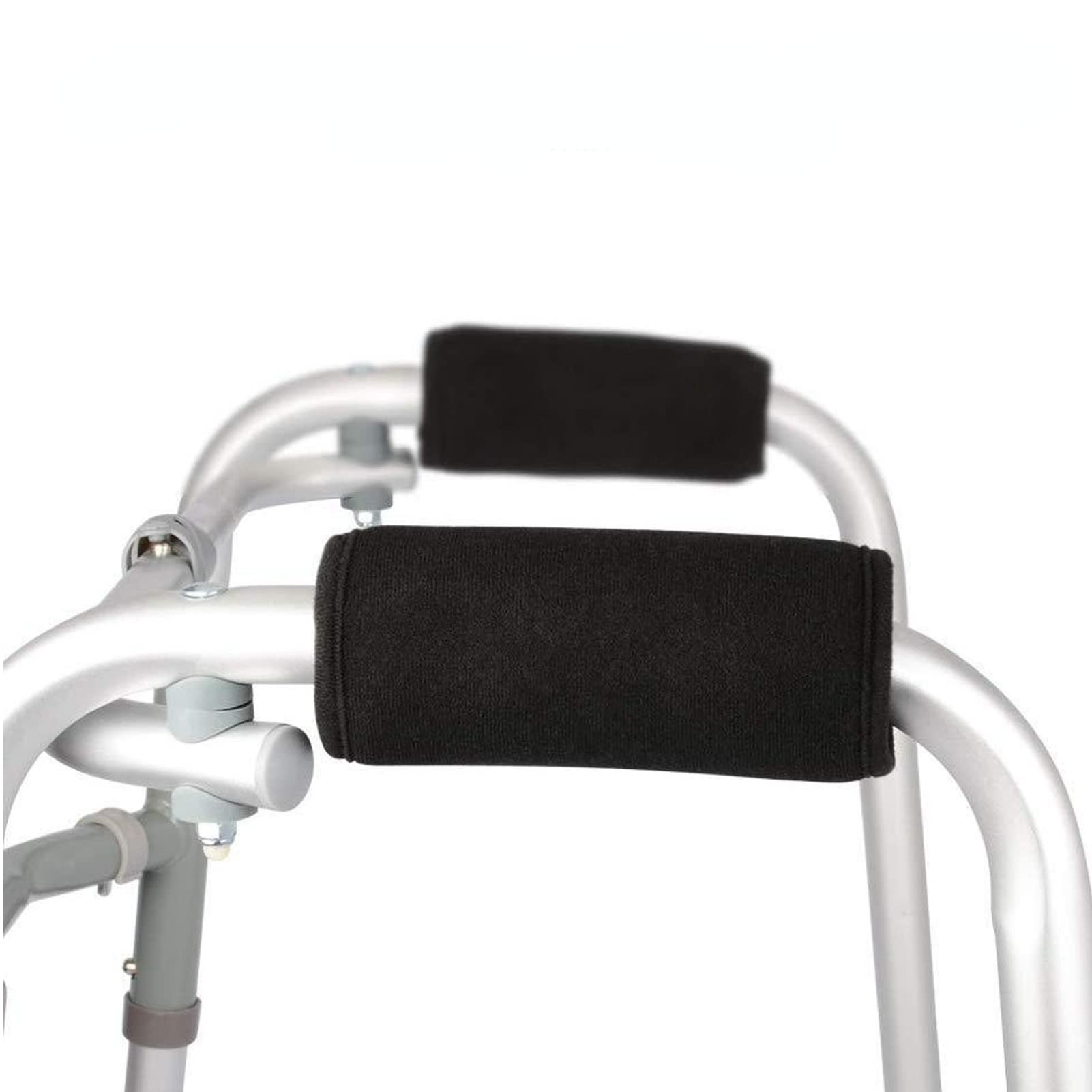 Crutches Handle Pads, Replacement Crutch Pads, Walking Arm Crutch Handle Pads, Crutch Handle Covers, Soft Sponge Fatigue Walking Aid Cover Cushion