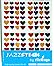PLESIU Jazzstick 960 Colorful Valentines Small Heart Stickers 10 Sheets (VST01A08)