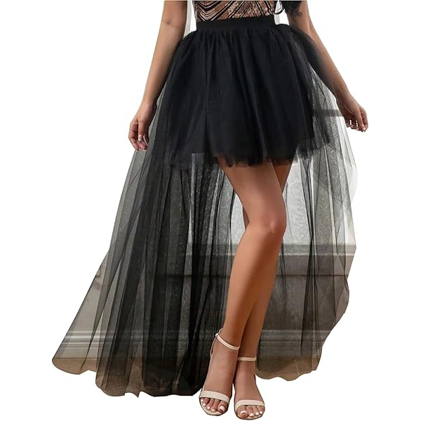 Uswear Women Tulle Skirt Dress For Wedding Bridal Bridesmaids Maxi Tutu  Dress Waist:65-95cm Baby Blue at Amazon Women's Clothing store