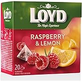 Loyd Raspberry and Lemon Fruit Tea The Magic Experience Box of 20 Tea Bags
