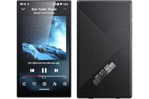 JadeAudio/FiiO JM21 Android 13 Hi-Res Music Player MP3 with Snapdragon 680, Bluetooth WiFi USB DAC 12.5H Playtime (Black)