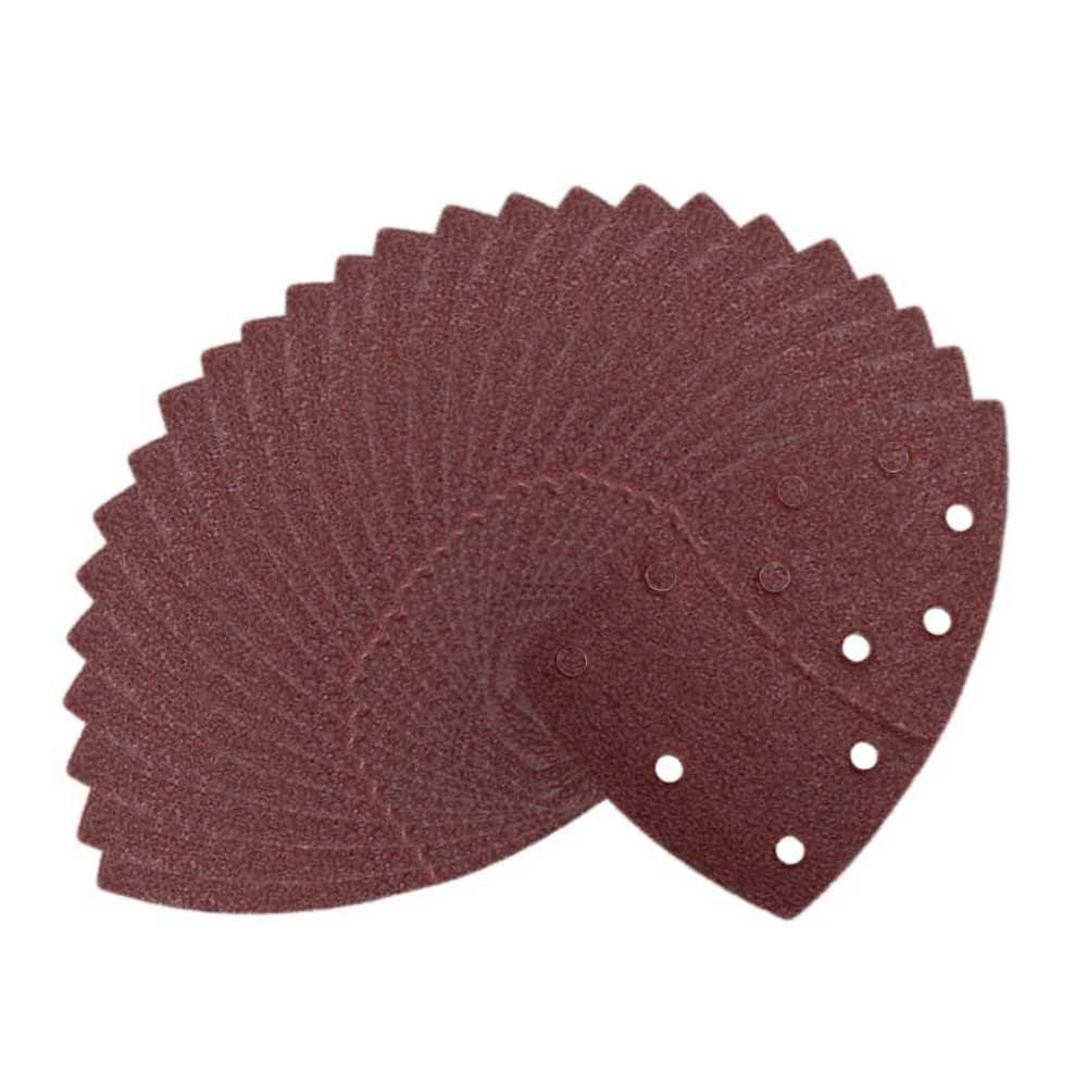 60 Sheets Priority Velcro Sand Paper 105X152 MM + 1 Sheets 11 Hole 10 Sheets Mixed Grit 40/K60, K80, K120/K180/Grain K240
