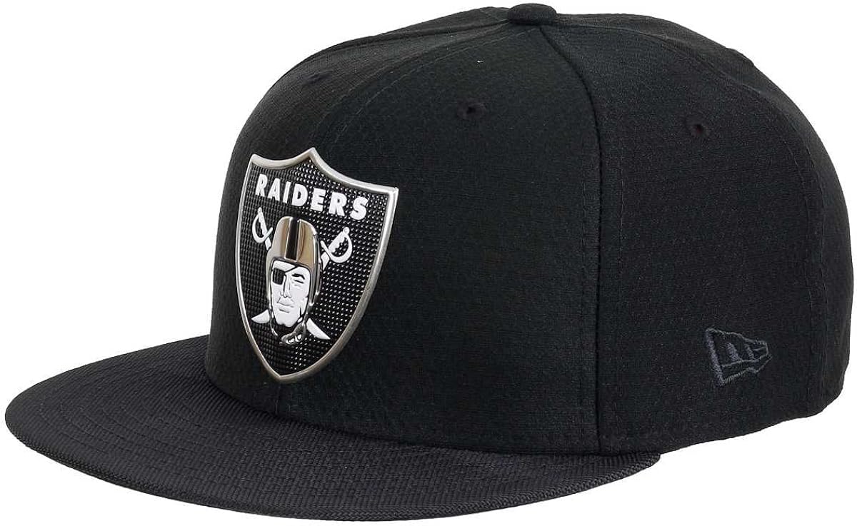 New era Oakland Raiders 59fifty Basecap NFL 2017 Black Collection Black - 7 3/4-62cm: Amazon.co 