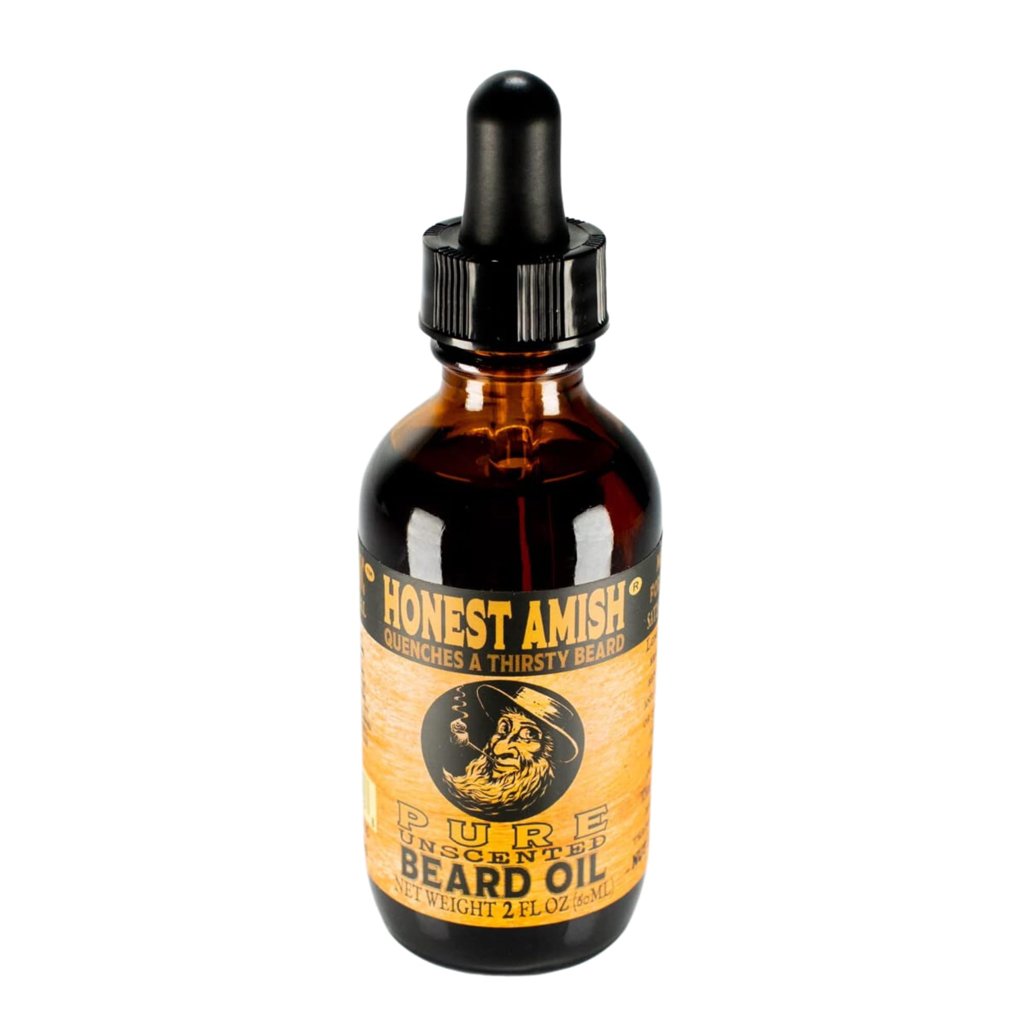 Honest Amish - Pure Beard Organic Virgin Argan, Golden Jojoba + 6 More Premium Hydrating Oils; Softens Beard and Conditions Skin;The Most Trusted Brand for Beards in USA