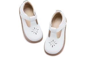 Flaryzone Toddler Little Girl Mary Jane School Uniform Oxfords Flat Dress Shoes