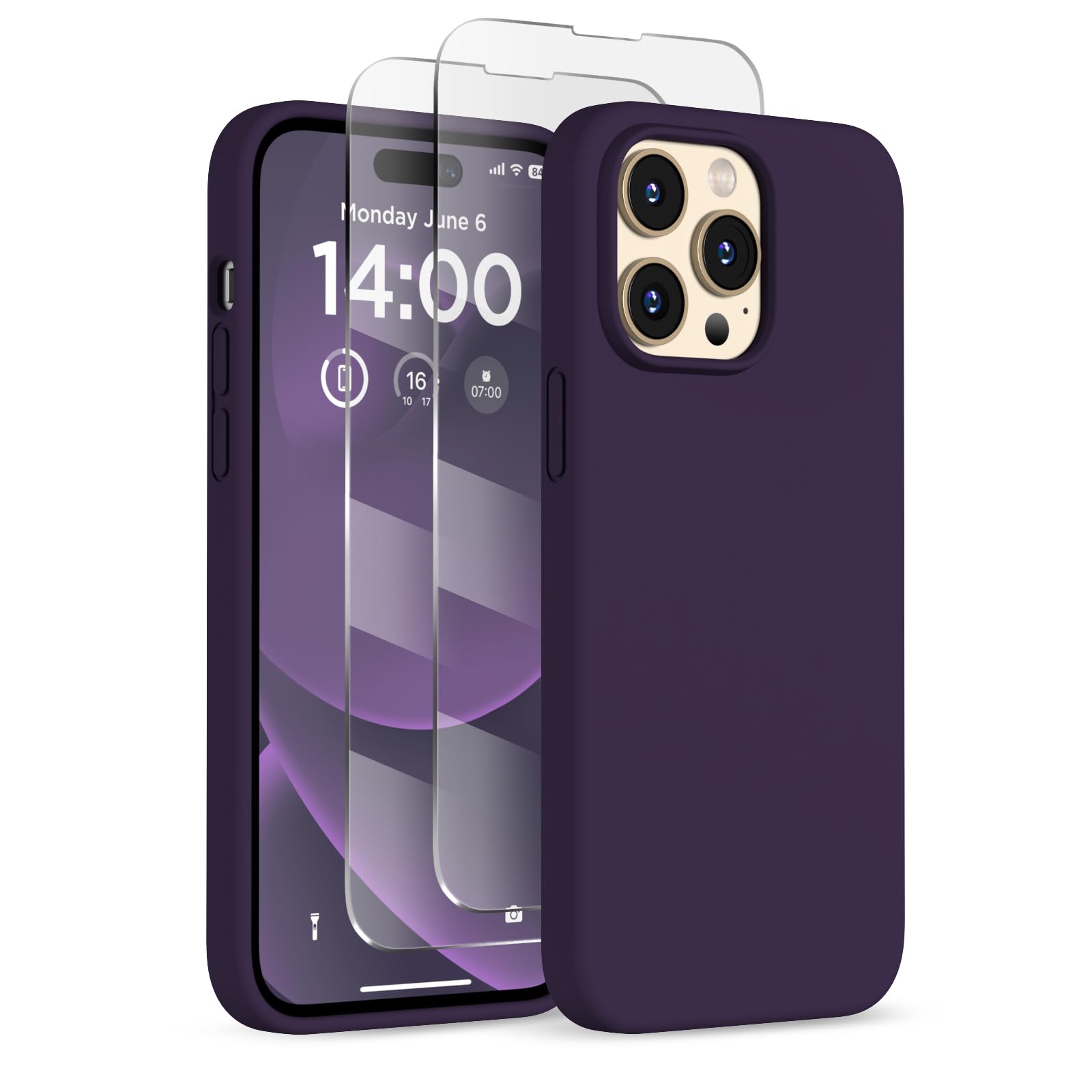 COFFKER Designed for iPhone 14 Pro Case, Liquid