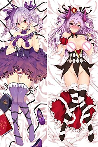 GB Arts Granblue Fantasy Ranko kanzaki &amp; Brynhildr UNC Peach Skin 150cm x 50cm Pillowcase